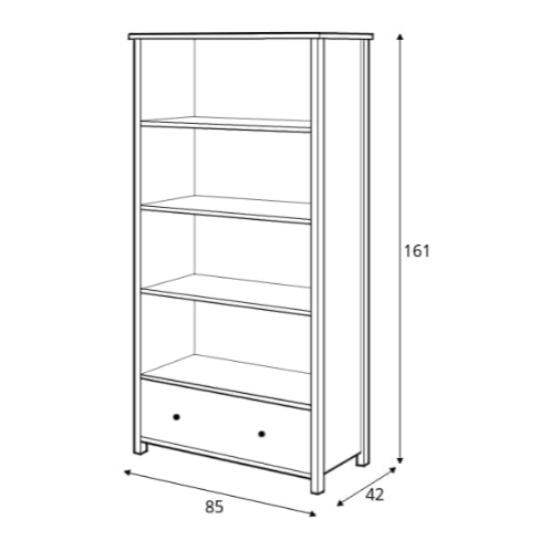 Story SO-02 Bookcase 85cm