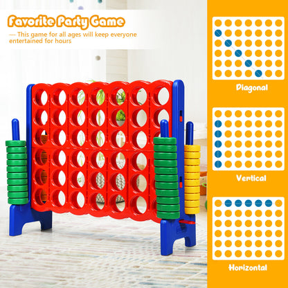 Jumbo 4-to-Score Giant Game Set with Quick-Release Lever-Blue