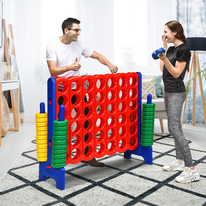 Jumbo 4-to-Score Giant Game Set with Quick-Release Lever-Blue