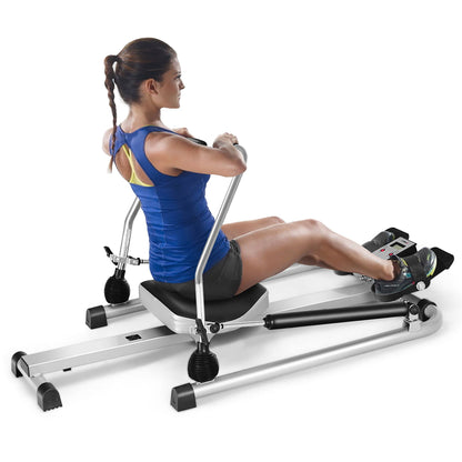 Total Motion Rowing Machine Rower with LCD Monitor