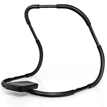 Portable AB Trainer Fitness Crunch Workout Exerciser with Headrest-Black