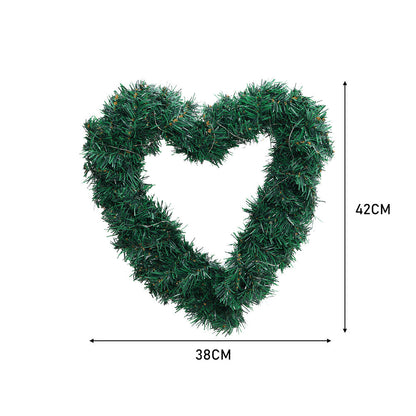 Valentine Heart-shaped Garland LED Artificial Hanging Decor for Party