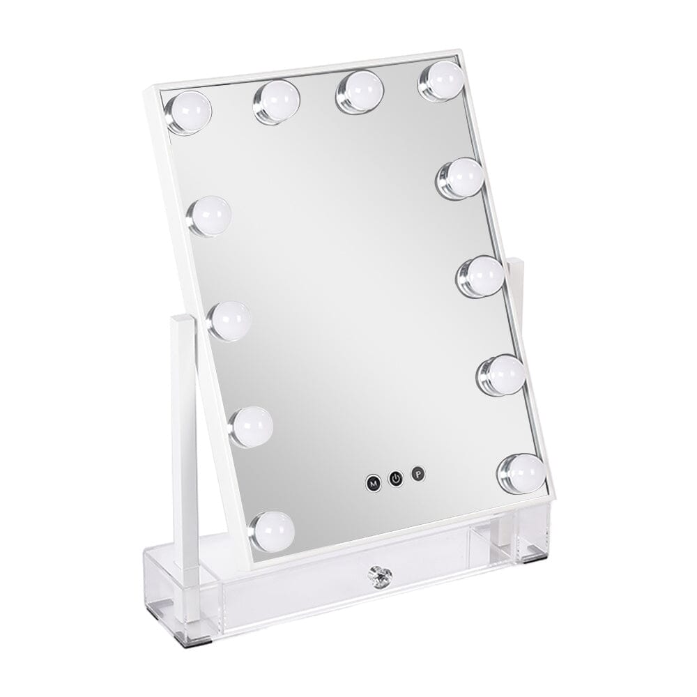 Rectangular Hollywood Vanity Makeup Mirror