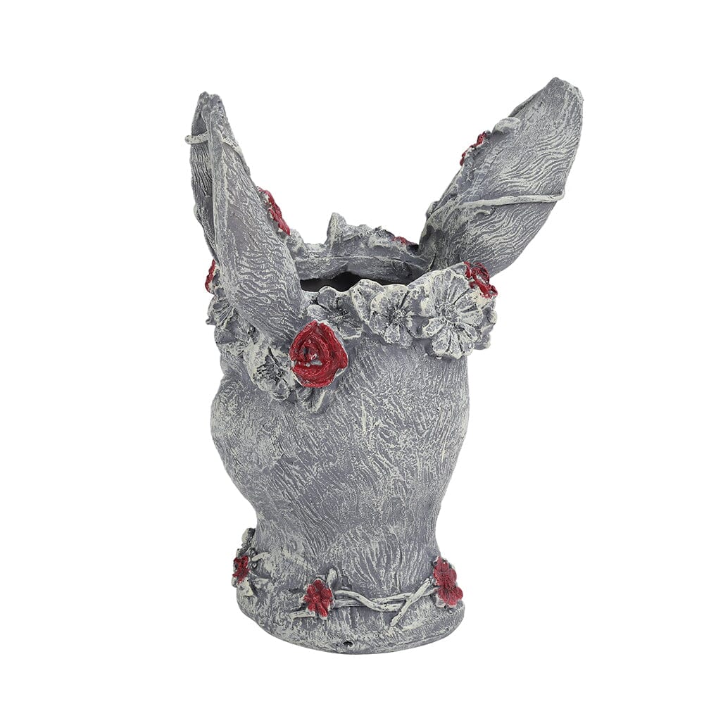 Resin Animal Bunny Rabbit Statue Hare Figurine Ornament