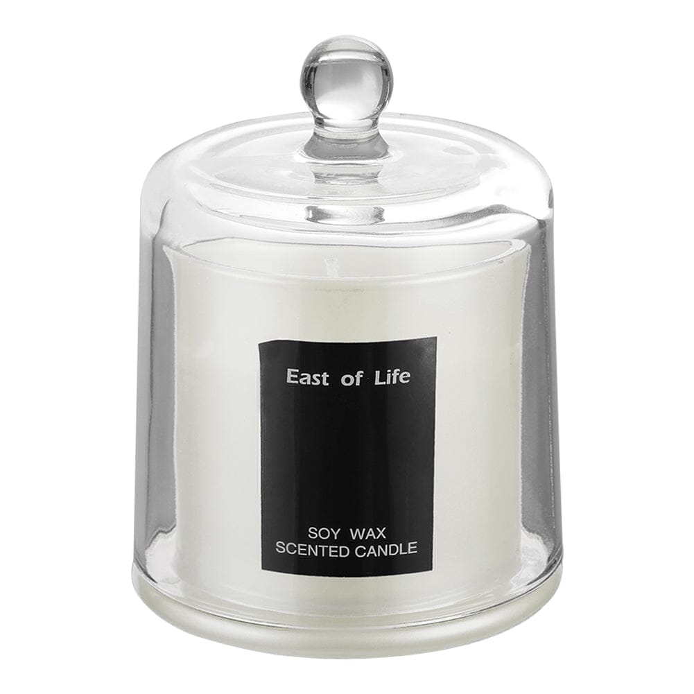 White/Grey Soy Wax Scented Candle English Pear & Freesia