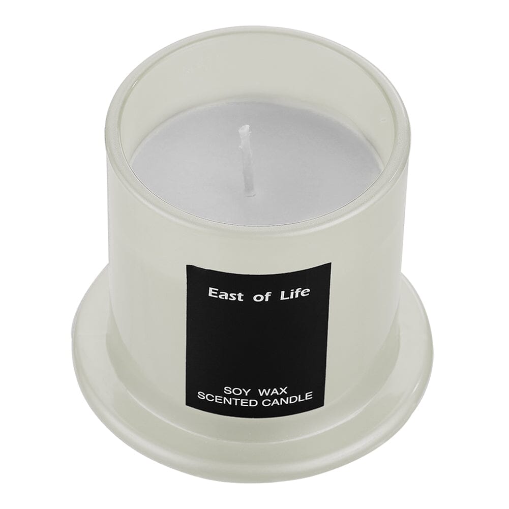 White/Grey Soy Wax Scented Candle English Pear & Freesia