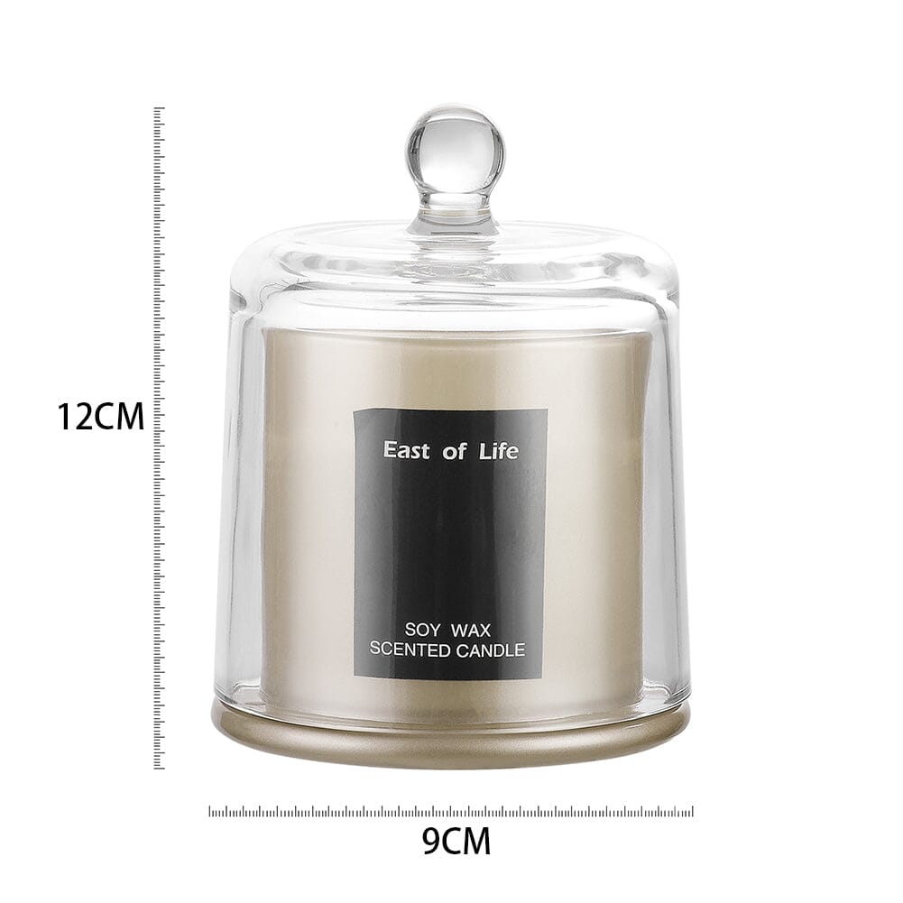 White/Grey Soy Wax Scented Candle English Pear & Freesia