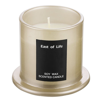 White/Grey Soy Wax Scented Candle English Pear & Freesia