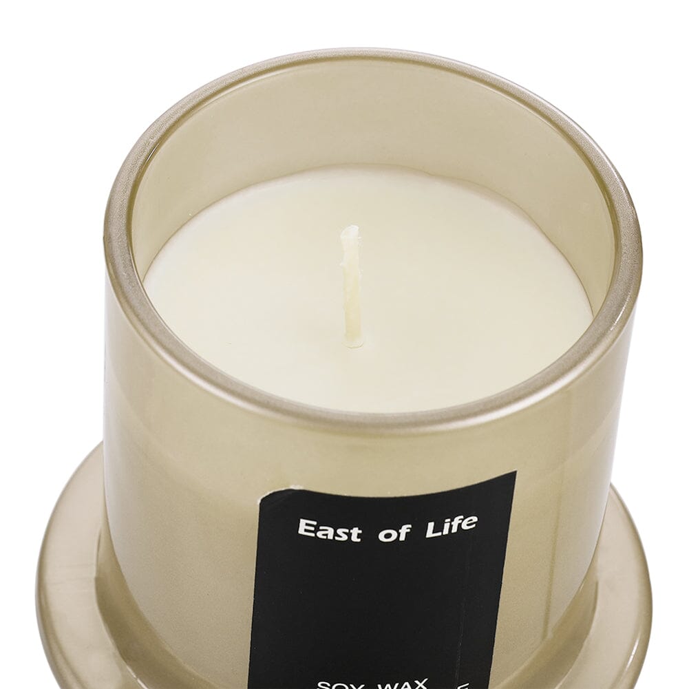 White/Grey Soy Wax Scented Candle English Pear & Freesia