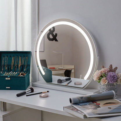 Round Hollywood Vanity LED Lighted Makeup Mirror