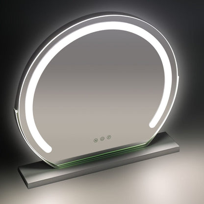 Round Hollywood Vanity LED Lighted Makeup Mirror