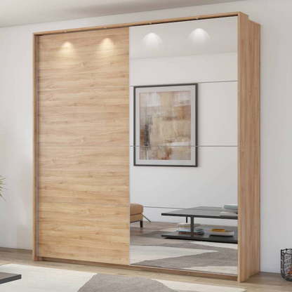 Century Sliding Door Wardrobe 228cm