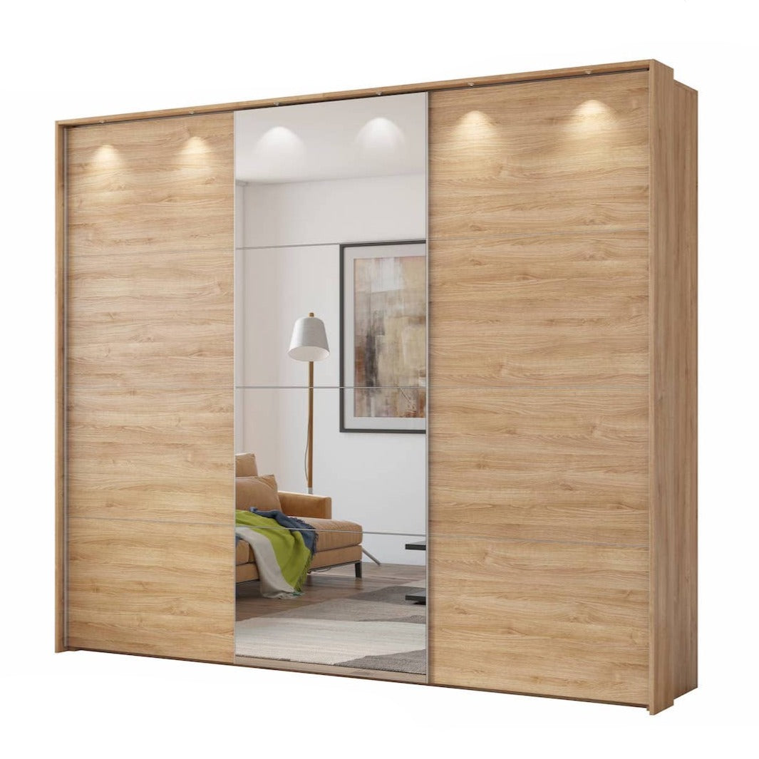 Century Sliding Door Wardrobe 277cm