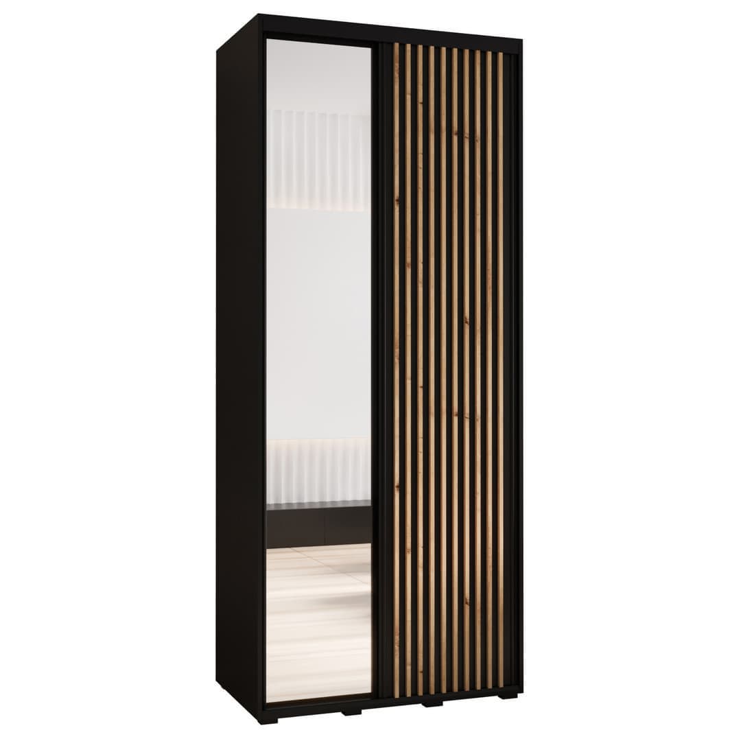 Sapporo II Sliding Door Wardrobe 110cm