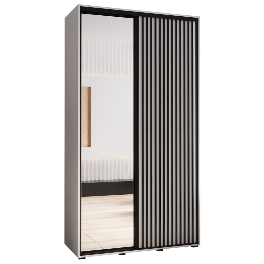 Sapporo II Sliding Door Wardrobe 130cm