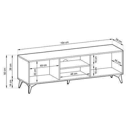 Diamond TV Cabinet 154cm