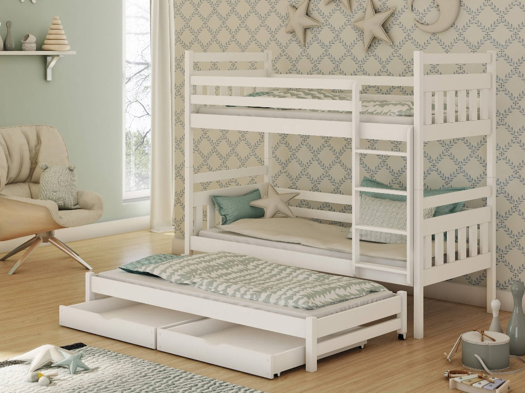 Seweryn Bunk Bed with Trundle and Storage