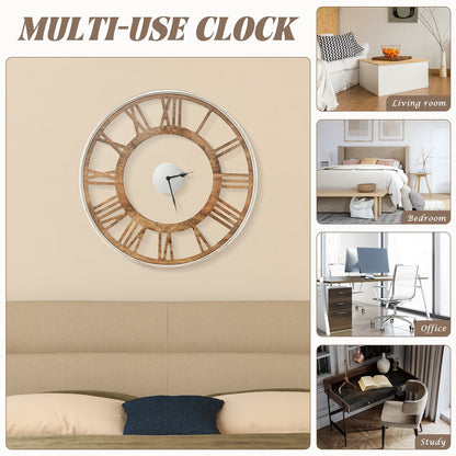 15.5/20 Inch Silent Wall Clock with Classic Frame-S