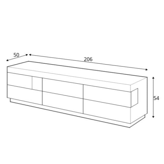 Silke 40 TV Cabinet 206cm