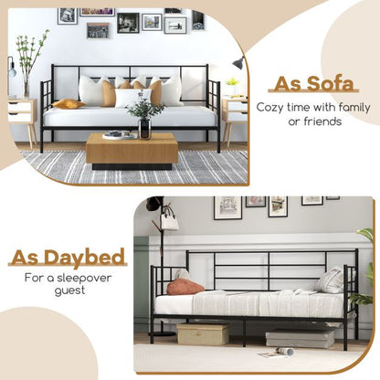 Single Size Daybed with Arms and Back