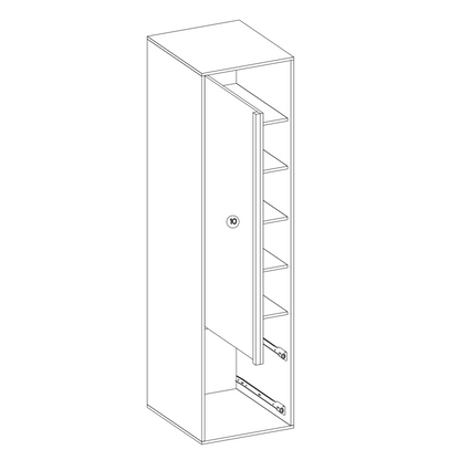 Philosophy PH-03 Hinged Wardrobe 55cm