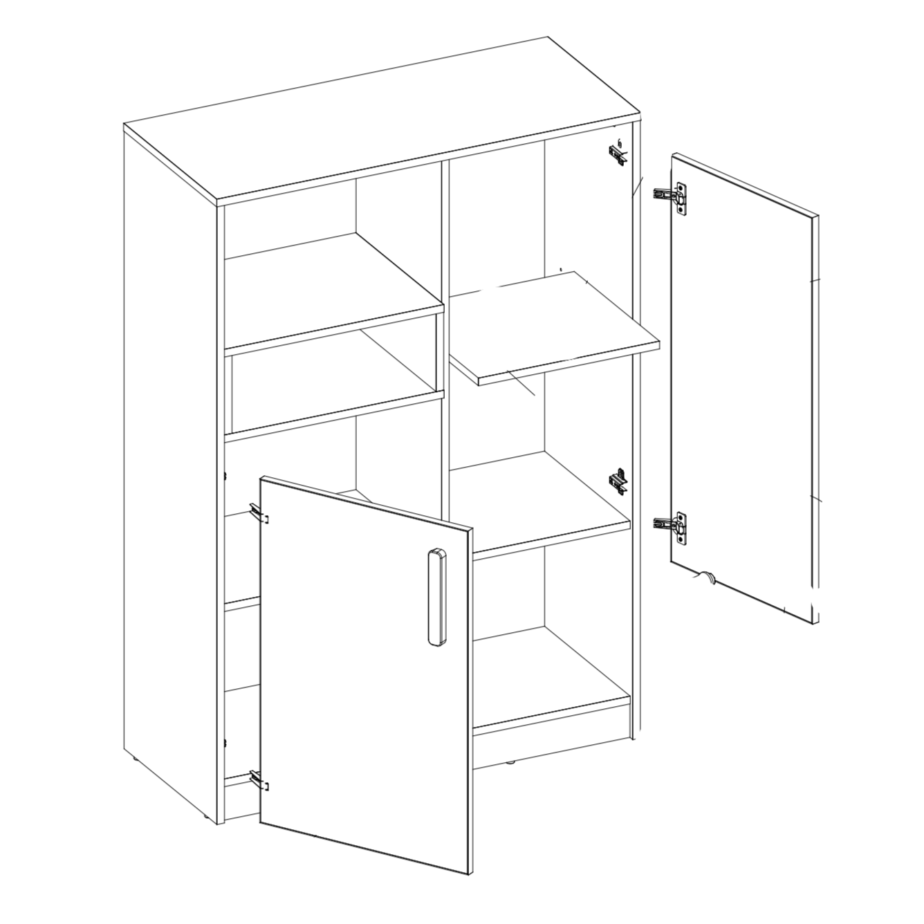 Pok PO-06 Sideboard Cabinet 90cm