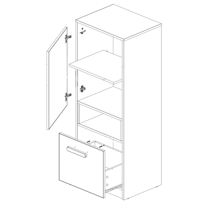 Pok PO-07 Sideboard Cabinet 50cm