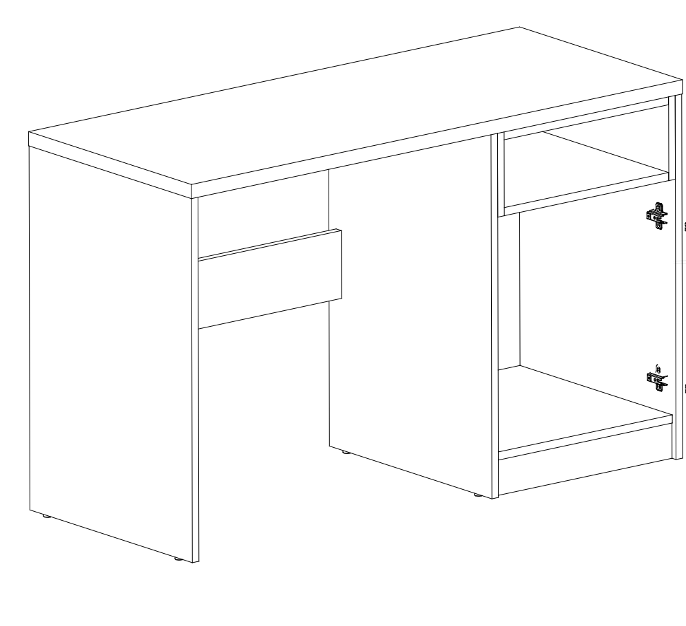 Pok PO-09 Computer Desk 120cm