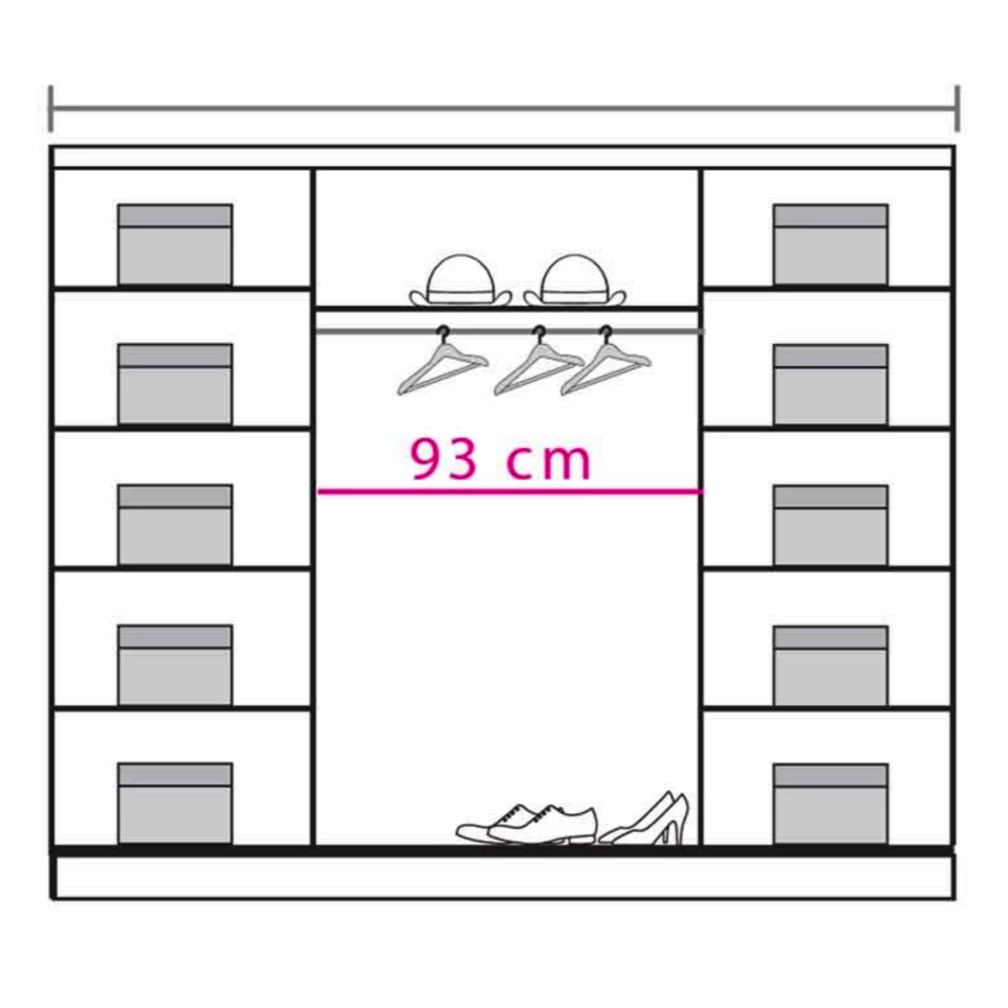 Dome DO8 Sliding Door Wardrobe