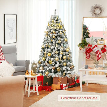 1.8M White Artificial Holiday Christmas Tree with 600 PVC Tips for Christmas Decoration