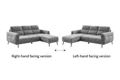 Oakmere Corner Sofa Green Moss Left Hand