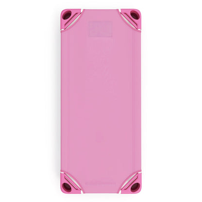 Stackable Kids Nap Cot with Easy Lift Corner for Preschool Boys Girls-Pink