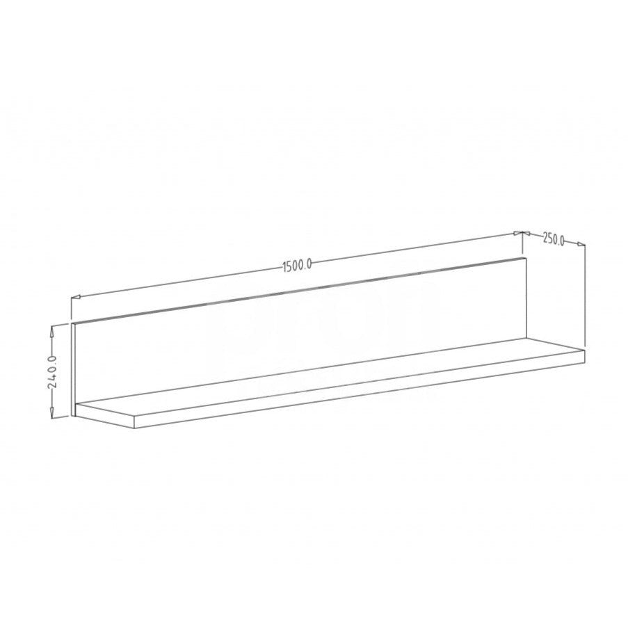 Tarabo 01 Wall Shelf 150cm