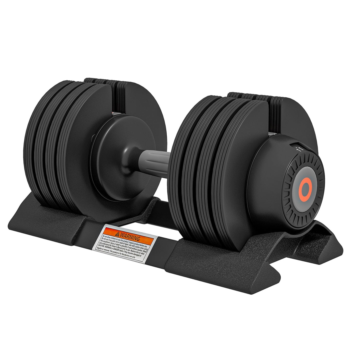 SPORTNOW Adjustable Dumbbells Set, 4-in-1 Weights Set with Storage Tray and Non-Slip Handle, 6KG 11KG 16KG 20KG