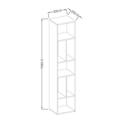 Toledo 88 Bookcase 32cm