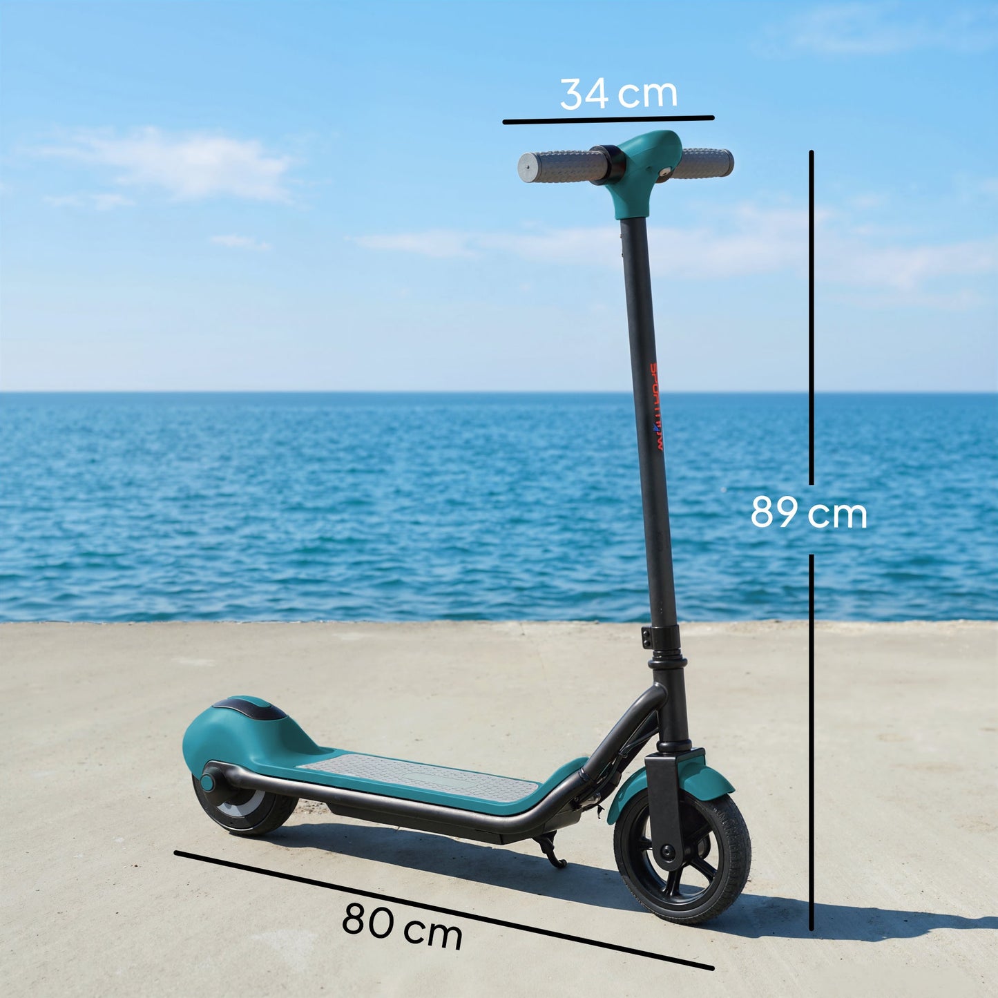 SPORTNOW Electric Scooter for Kids, with LED Display, Green