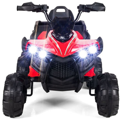 6 Wheels Kids Electric ATV with 4 Motors-Red
