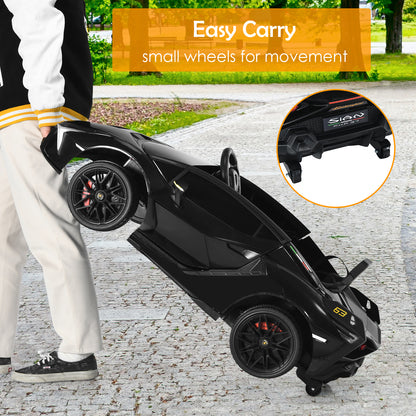 12V Kids Electric Ride on Car with Remote Control-Black