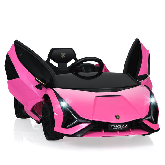 12V Kids Electric Ride on Car with Remote Control-Pink