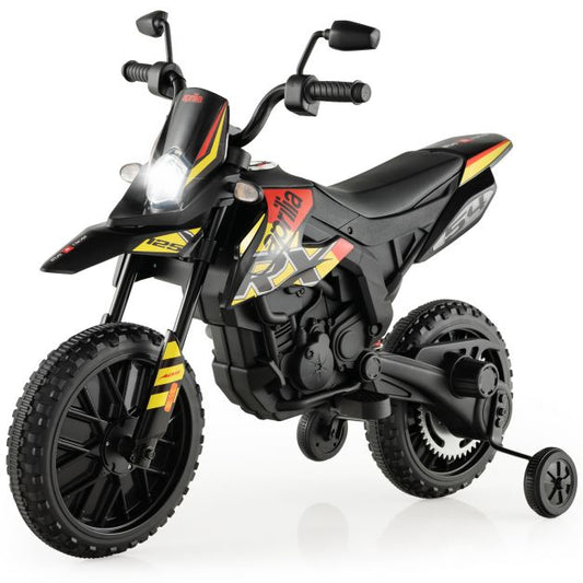 12V akumulatorowy motor dla malucha z muzyką dla dzieci w wieku 3-8 lat - czarny