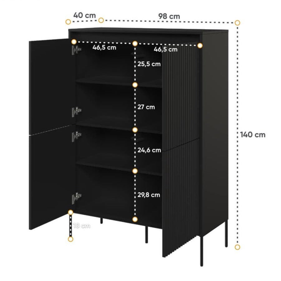 Trend TR-03 Highboard Cabinet 98cm