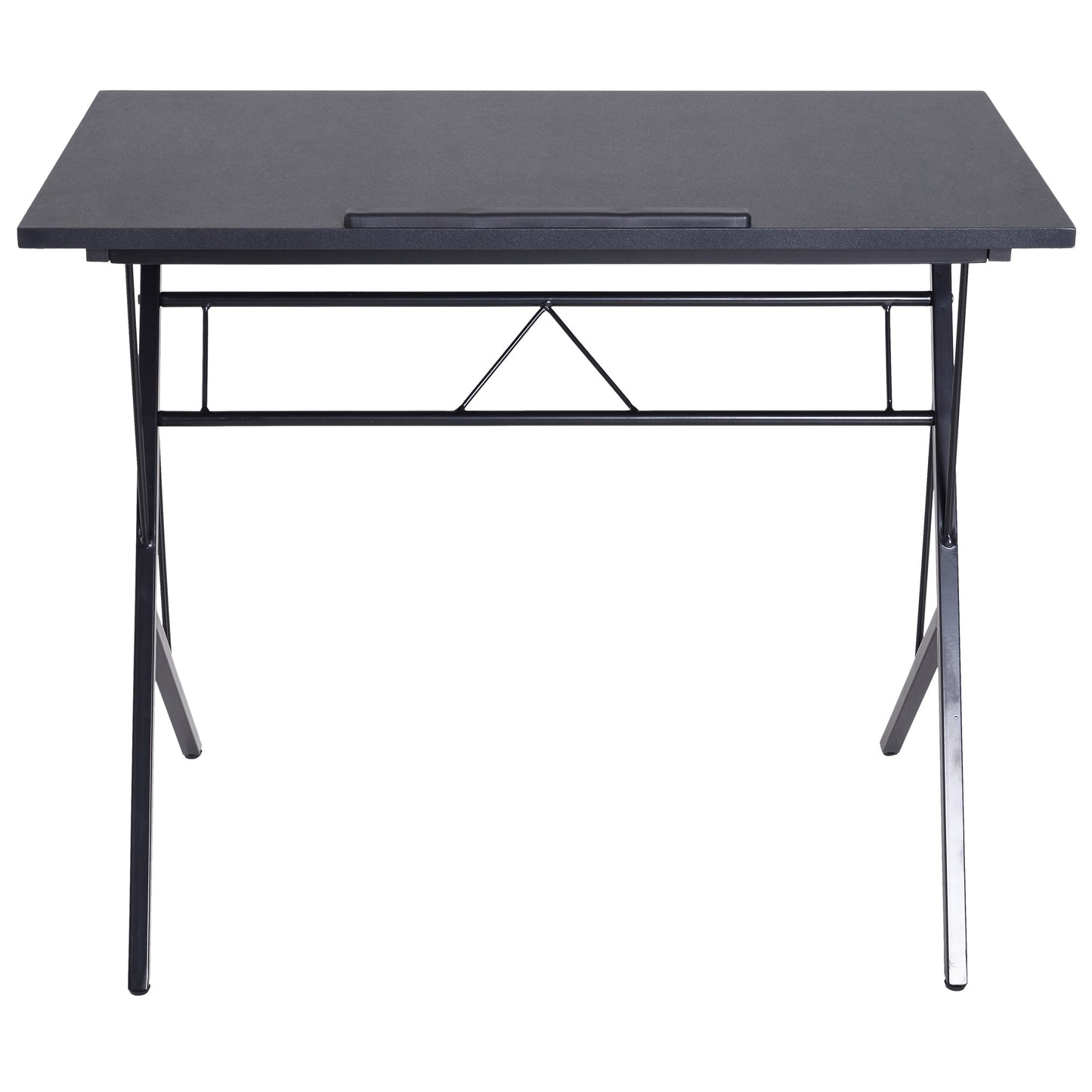 Vinsetto Height Adjustable Drawing Table with Tiltable Tabletop, Multifunction Drafting Table for Artist, Study Desk for Home Office, Black