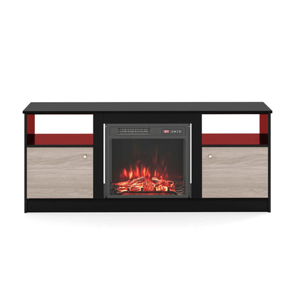 TV Stand with Electric Fireplace Combo for Living Room