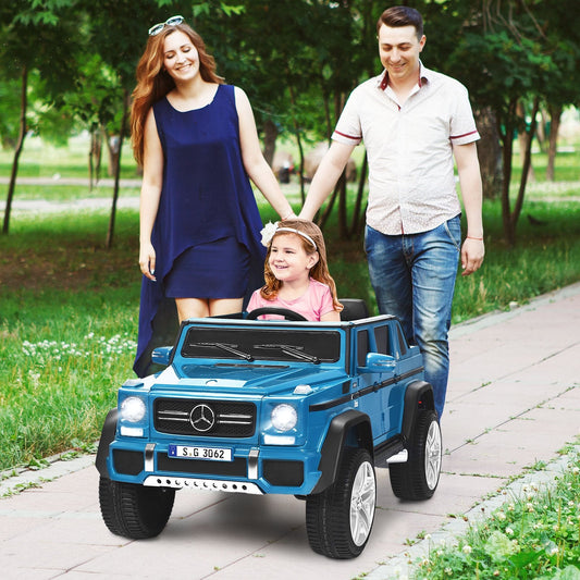 12V Electric Kids Ride On Car with 2 Motors and Remote Control-Navy