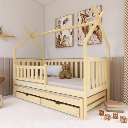 Whitstable Wooden Single Bed Tytus With Trundle