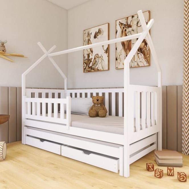 Whitstable Wooden Single Bed Tytus With Trundle