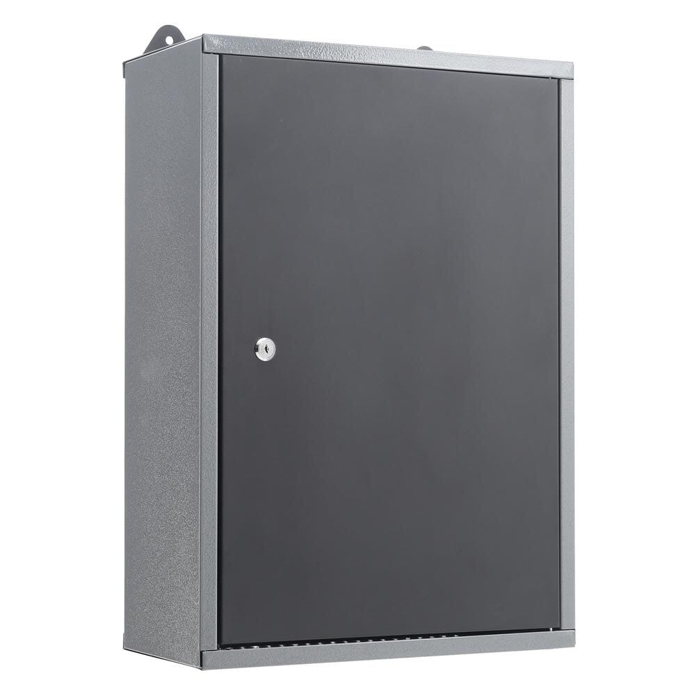 Wall Mounted Lockable Pegboard Tool Cabinet with A Lockable Door