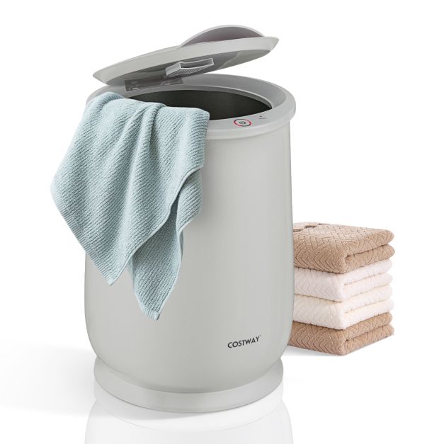 Towel Warmer Bucket Portable Spa Hot Towel Heater-Grey
