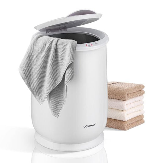 Towel Warmer Bucket Portable Spa Hot Towel Heater-White