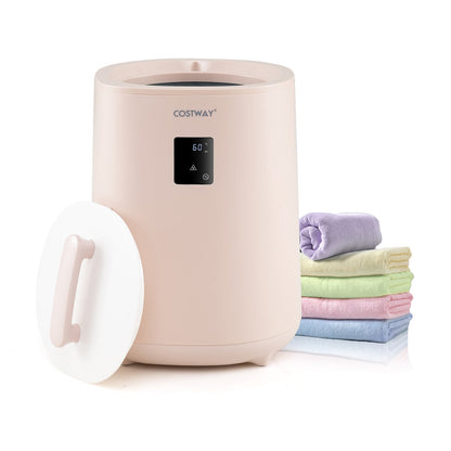 Towel Warmer for Bathroom 18 L Large Portable Hot Towel Bucket-Pink